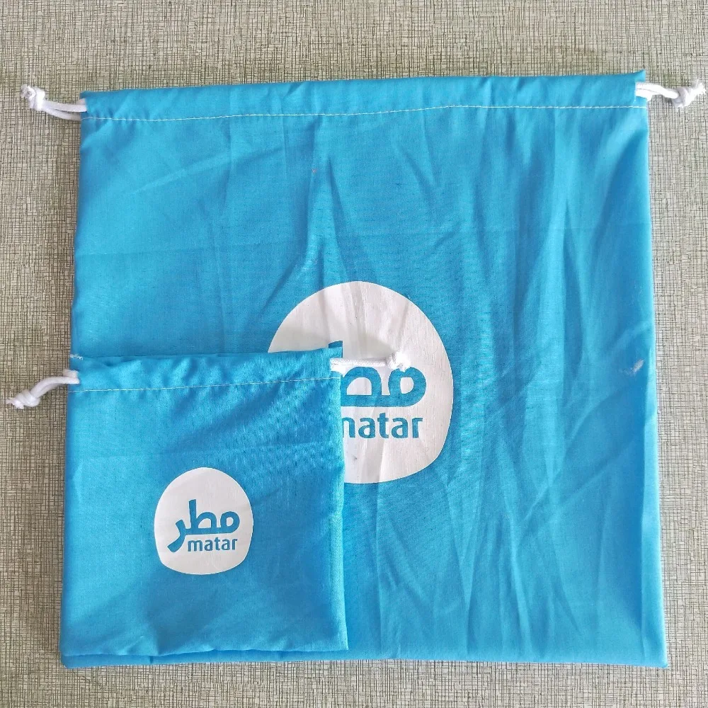 small TC cotton fabric jewelry drawstring pouch bag