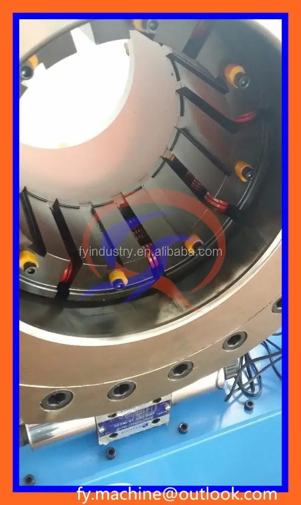 2 inch 400v CE approved finn-power hydraulic air brake hose crimping tool for sale