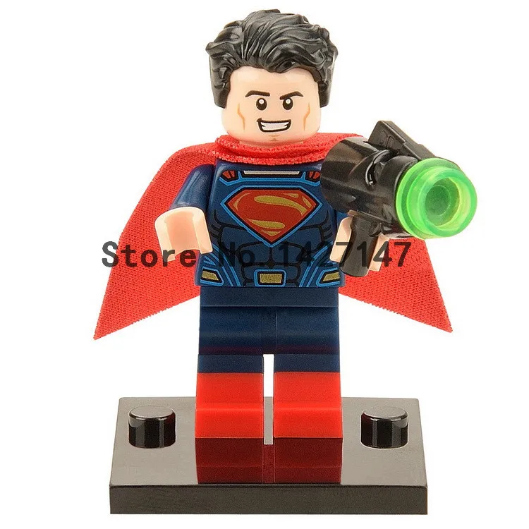 New Single sale XH221 Marvel superhero Deathstroke superman bataman Aquaman Minifigures Building Block self locking kid
