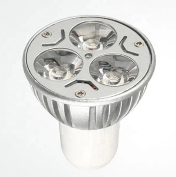 Free sample 220V 3W mr16 led spot light led MR16 led bulb white color meter material LED bulb 3W led spot lamp