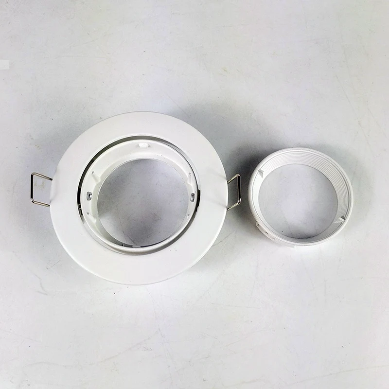 
Round Front change Bulb Easy installation MR16 GU10 Downlight Holder 