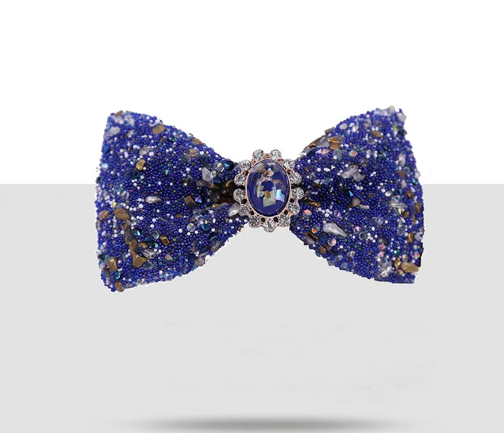 Factory Making High Quality Luxury Crystal Mens Party  Bowties