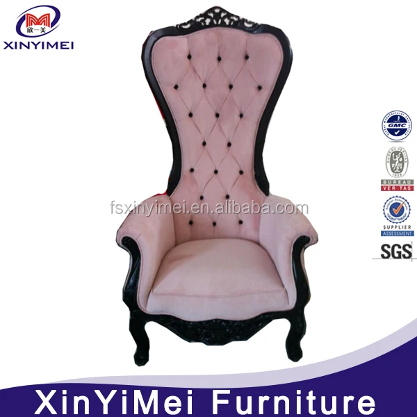 XYM Furniture professional antique king throne chair for wedding