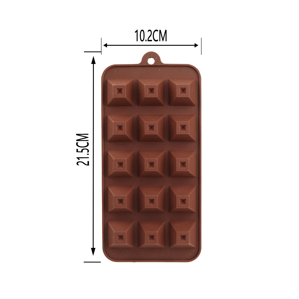 Newest Arrival Food Grade 15 Cavities Taj Mahal Chocolate Ice Cube mould With Logo