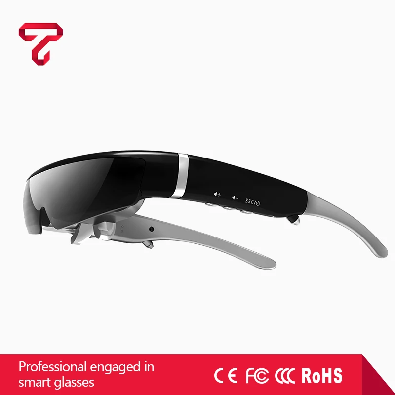 2017 Professional HD Digital 98 inch virtual display video glasses 3d glasses