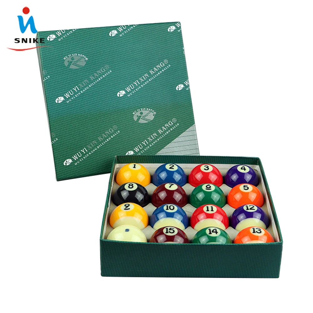 Бильярдные шары для бассейна из фенольной смолы, размер 2-1/4 дюйма, международный стандарт