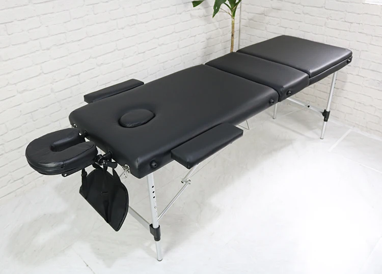 Portable Massage Table SPA Therapy Beauty Couch Bed Portable Folding Light Weight Beauty Bed Shampoo Chair Beauty Bed PVC 12