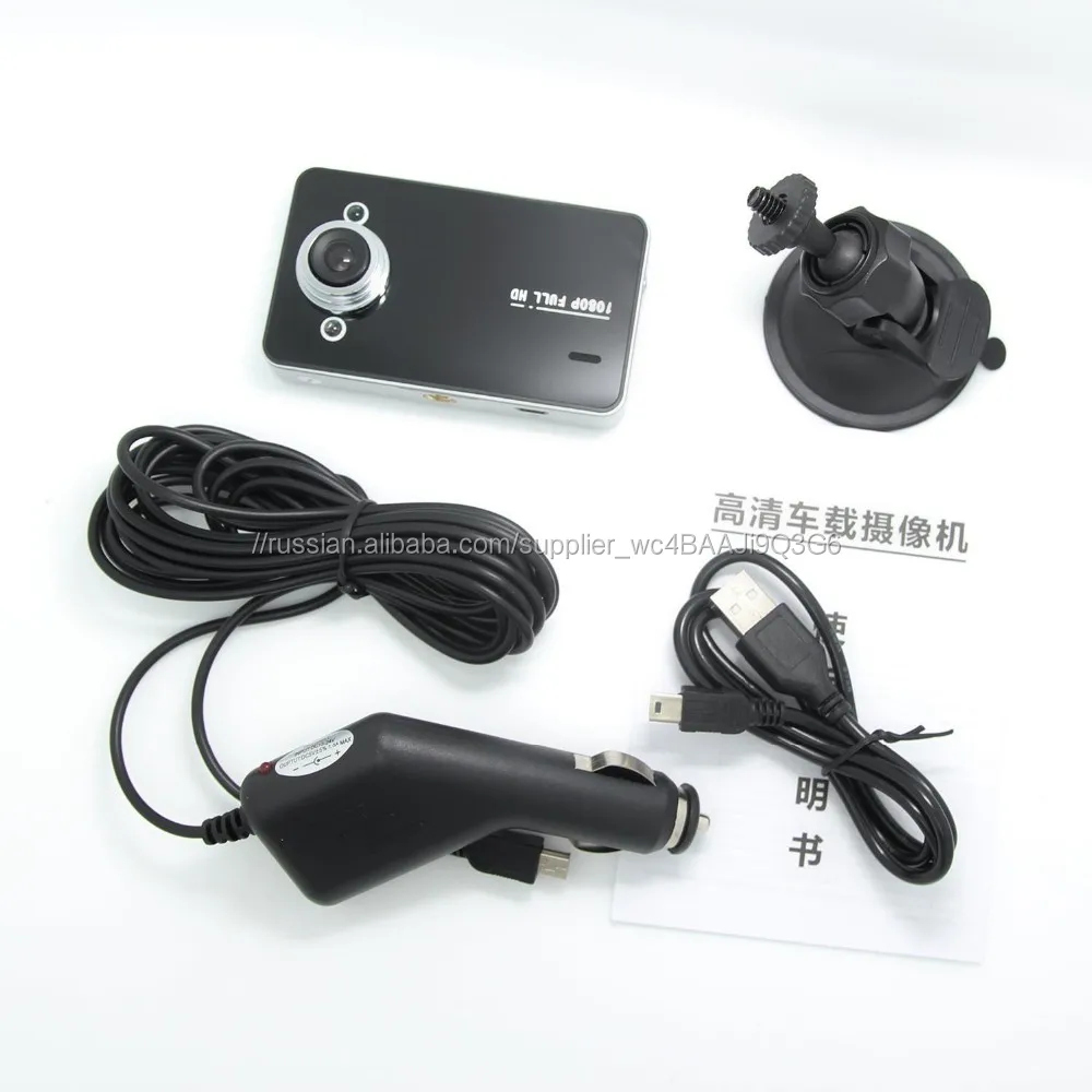 Оригинал НОВАТЭК K6000 Ночного LED Автомобильная Детектор Рекордер автомобильный видеорегистратор Carcam видео