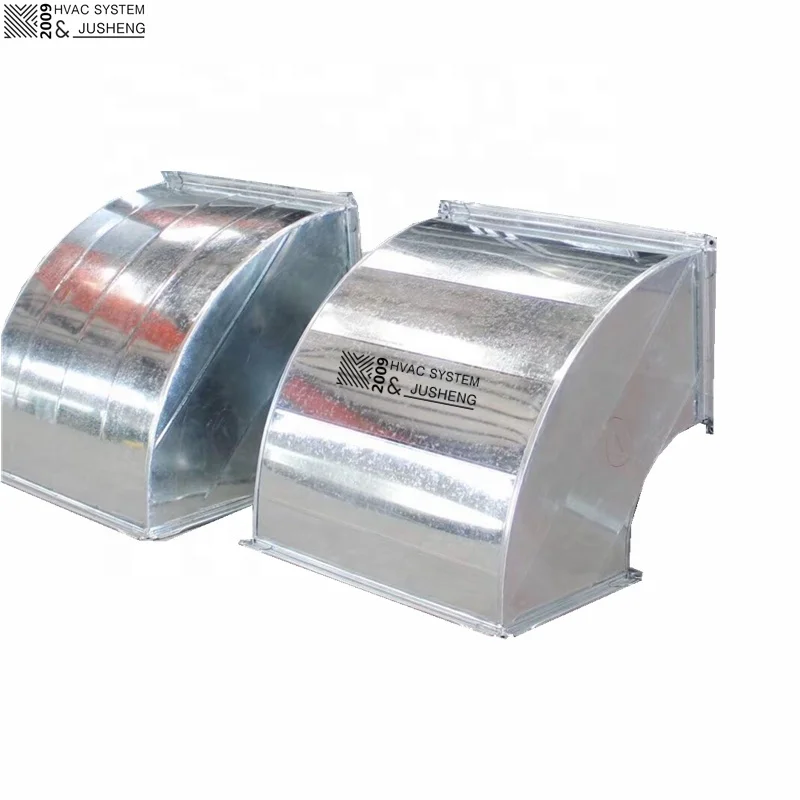 Ventilation system Galvanized steel Square Rectangular Air Duct
