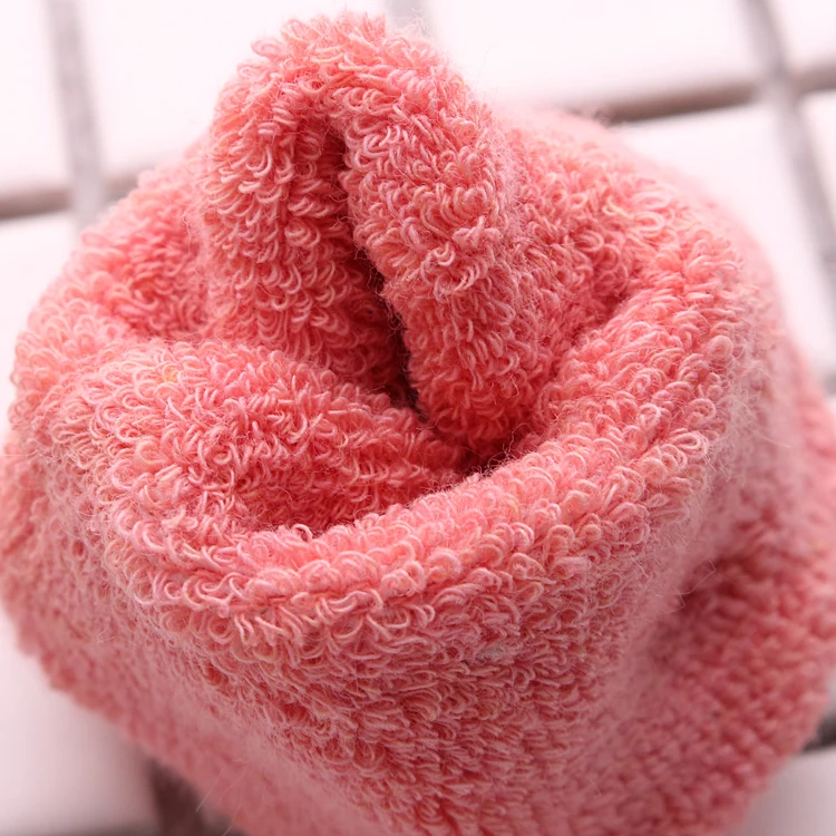 Free Samples Stock Wholesale Custom Baby Boy And Girl Animal Face Terry Cotton Socks For Kids 6-12 Month