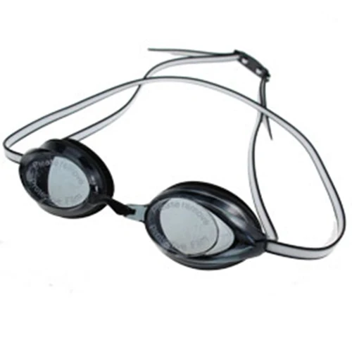 Professional anti-UV transparent lens adjustable belt silicone swim goggles