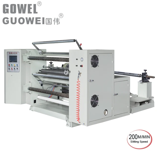 
GW-SLT-900 Automatic Thermal Paper Roll Slitting Rewinding Machine 