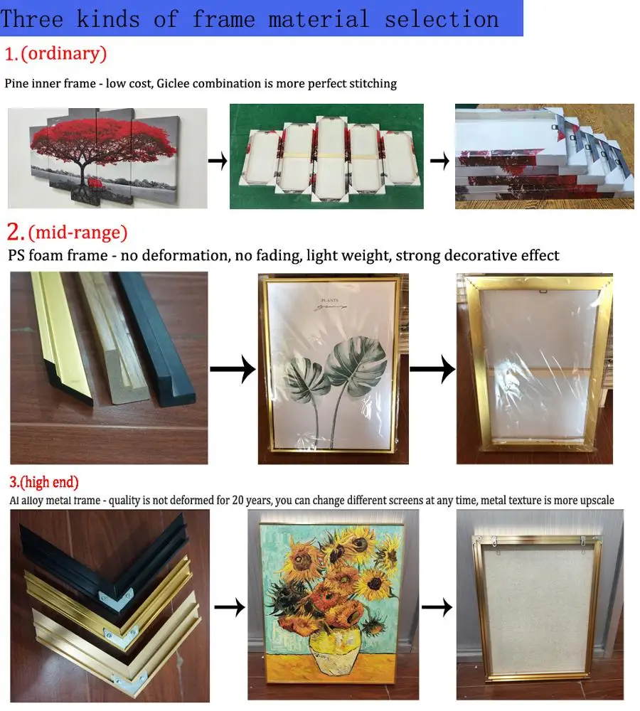 Elk Wall Art Animal Picture Canvas Print 3 Painting For Family Wall Decoration Deer In Forest Landscape Painting