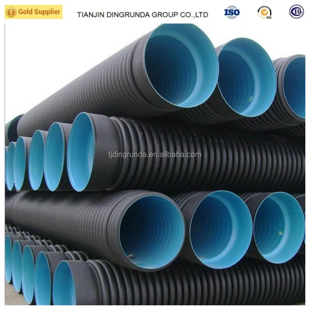 Ring stiffness SN4 SN8 Standard hdpe corrugated plastic culvert pipe
