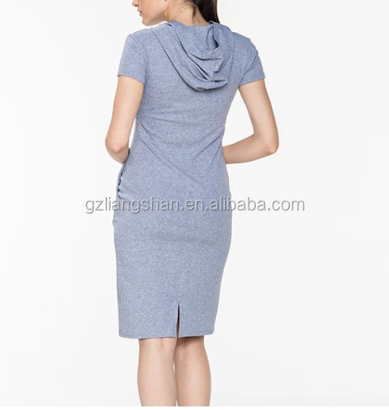 
Wholesale 2016 New Women Dress Cotton Short Sleeve Print Letter Casual Summer Dresses Plus Size Hoodie Bodycon Dress 