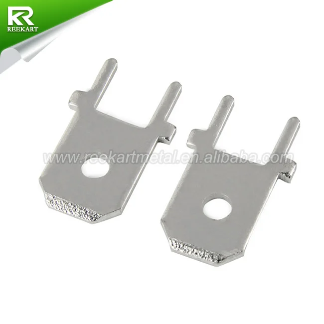 Китайская Фабрика 110 187 205 250 латунная Оловянная паяльная вставка faston type tab pcb Terminal