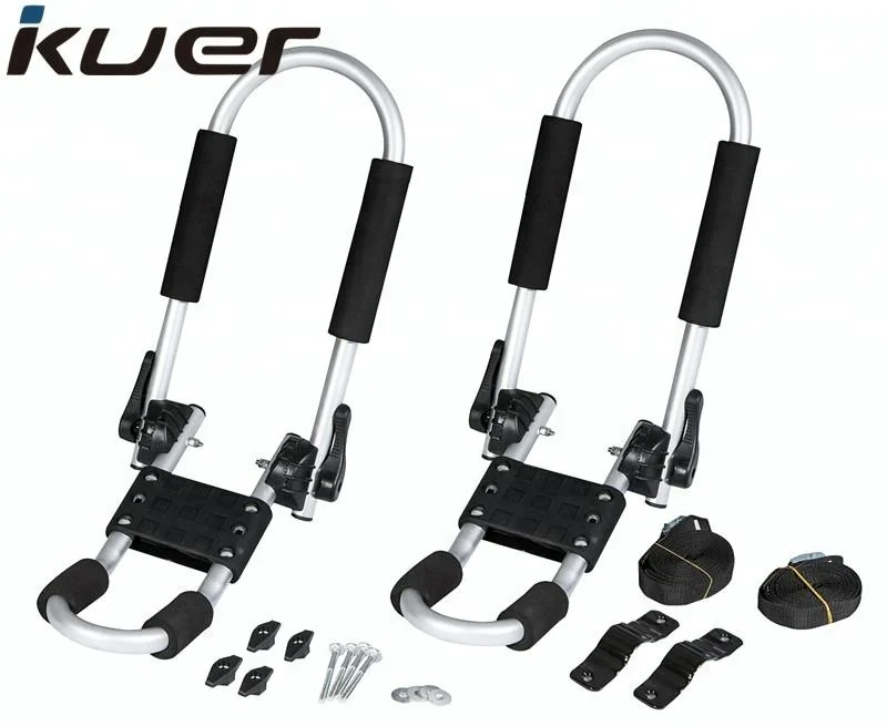 Алюминиевый съемный багажник на крышу автомобиля для установки Каяка переносите один каяк или лодку поверх автомобиля 1 шт. для заказа образца 12 месяцев