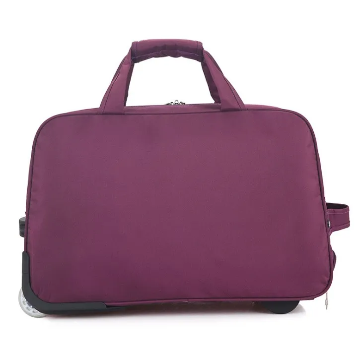 
Yiwu foldable polyester duffle travel trolley bags luggage 