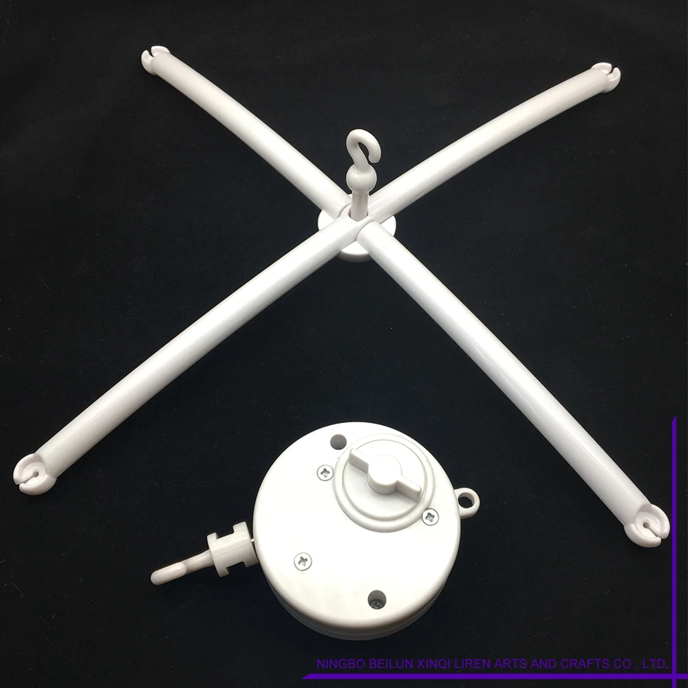 Flower Shaped Plastic Frame Mobile Set for Baby Crib