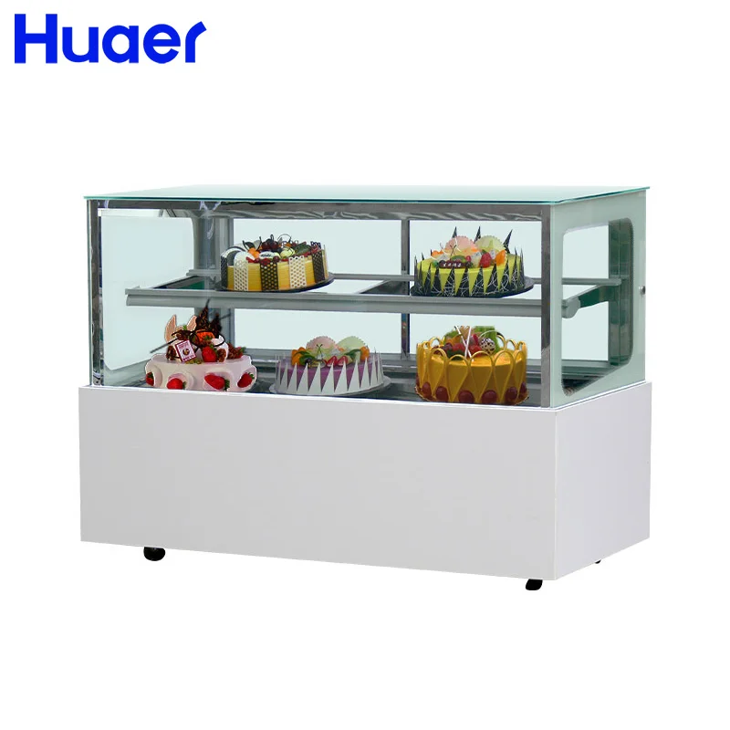 japanese case refrigerated counter top small cake display fridge