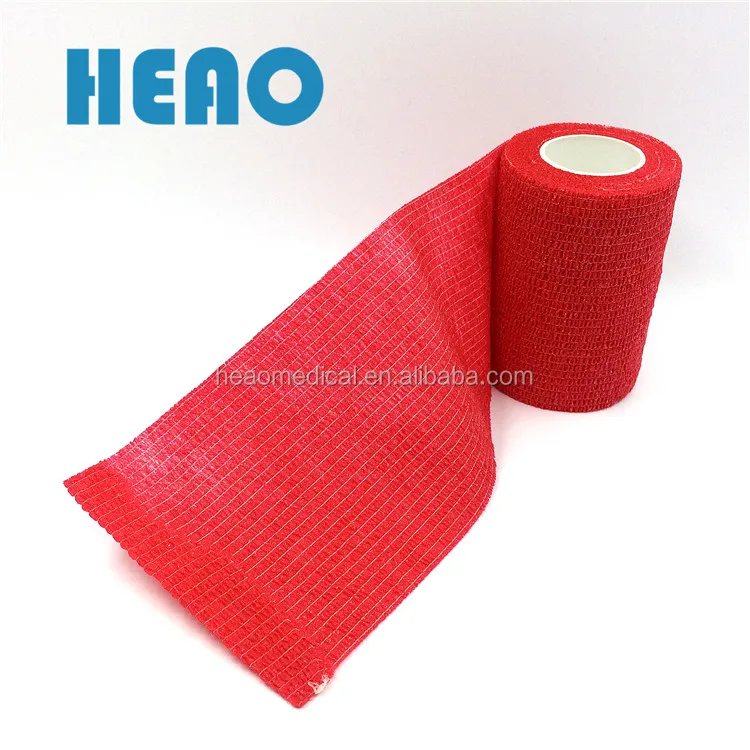 Soft non woven self elastic cohesive bandage sports athletic tape uesd in gym