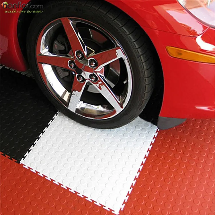 
Anti slip durable interlocking Vinyl garage flooring 