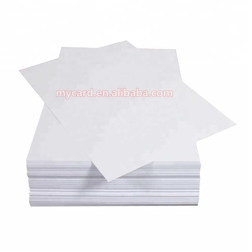 High Quality A4 A3 White Laser Printing PVC Card Sheet for Laser Printer