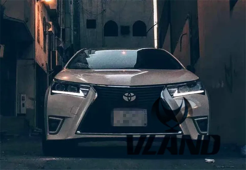 Vland Factory Car Headlamp For Corolla Altis LED Head Lamp 12V 35w Auto Headlight Front Lamp 2014-2016 New Design