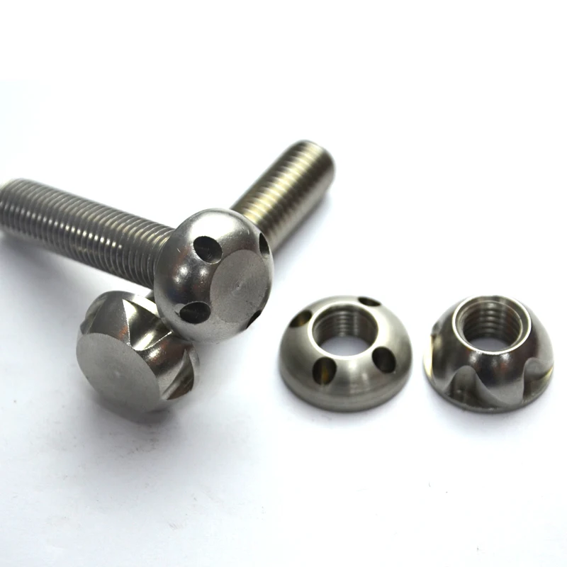 high quality security nuts supplier TORX or 4 hole  types anti-theft  bolts and nuts