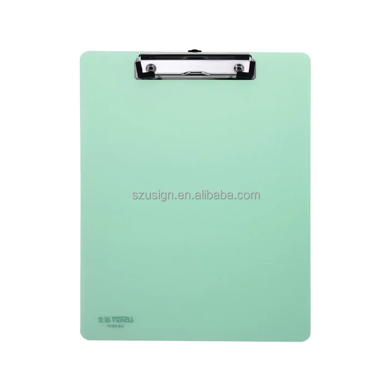 US-991P plastic clipboard assorted sizes