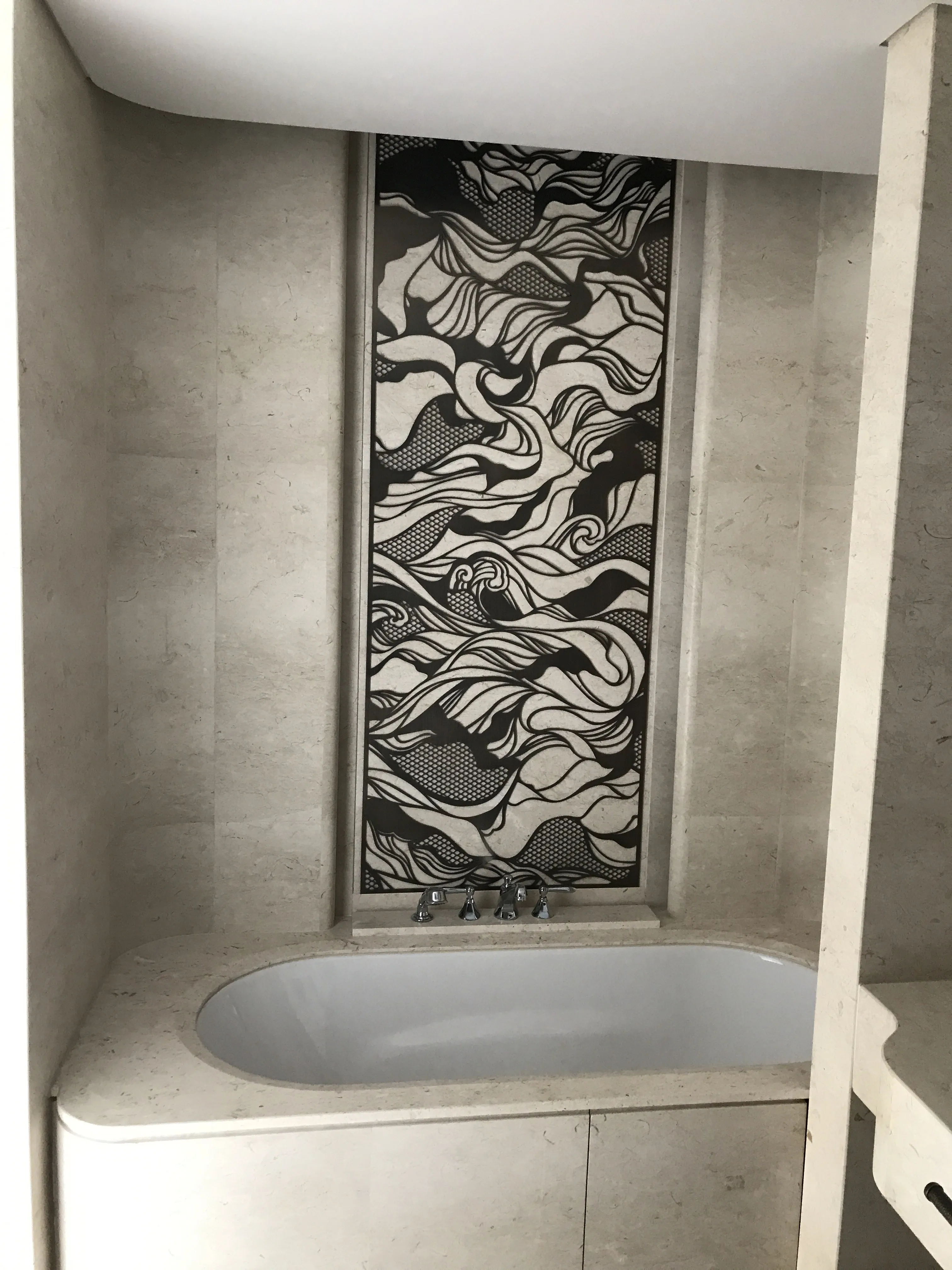 laser cut metal privacy screen room divider