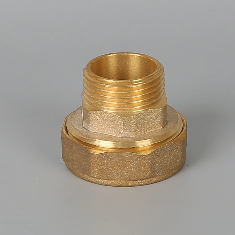 LK-4-604 ( 1/2 )   high quality brass pipe male threads insert fitting without plating