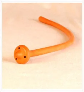 Colon Tube Made of thick stiff and durable red rubber latex Length 50 cm or 20 inch approx Colon Care Product