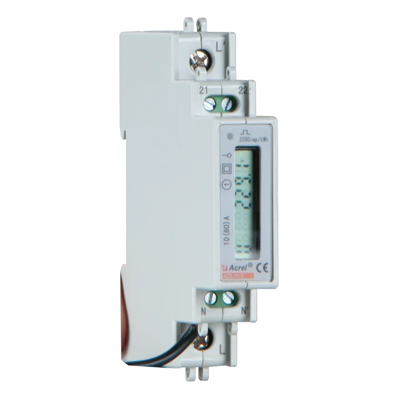 mini digital single phase pole active power factor energy KWH kilo watt hour power meter 5(32)A 220V 50HZ with modbus/RS485