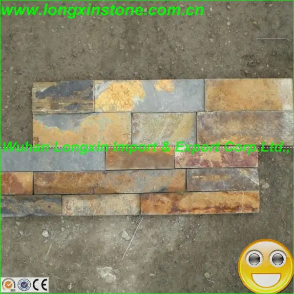 
Beautiful Rusty Culture Slate Ledger Panel Stone 