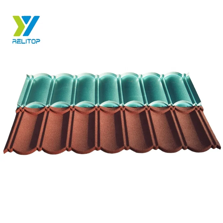 Galvanized corrugated roof sheet/stone coated metal tiles in kerala/roofing tile