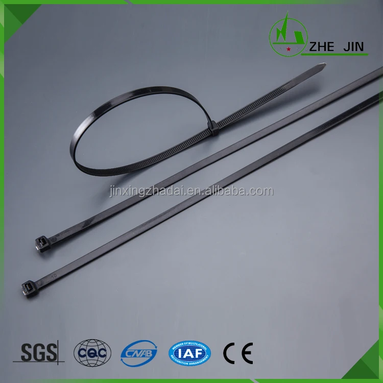 Чжэ Чжин Вэньчжоу Rohs Тонкий Нейлон Черные Кабельные Стяжки самоблокирующиеся Пластиковые Кабельные Стяжки