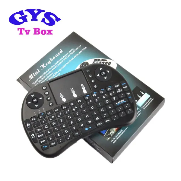 Лучшие продажи мини 2.G Беспроводная Li Battery I8 Air Fly Mouse Rii i8 2,4G Беспроводная клавиатура с тачпадом mouse