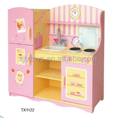 2021 Hot Sale High Quality Educational Kids Wooden Kitchen Play Toy Sets