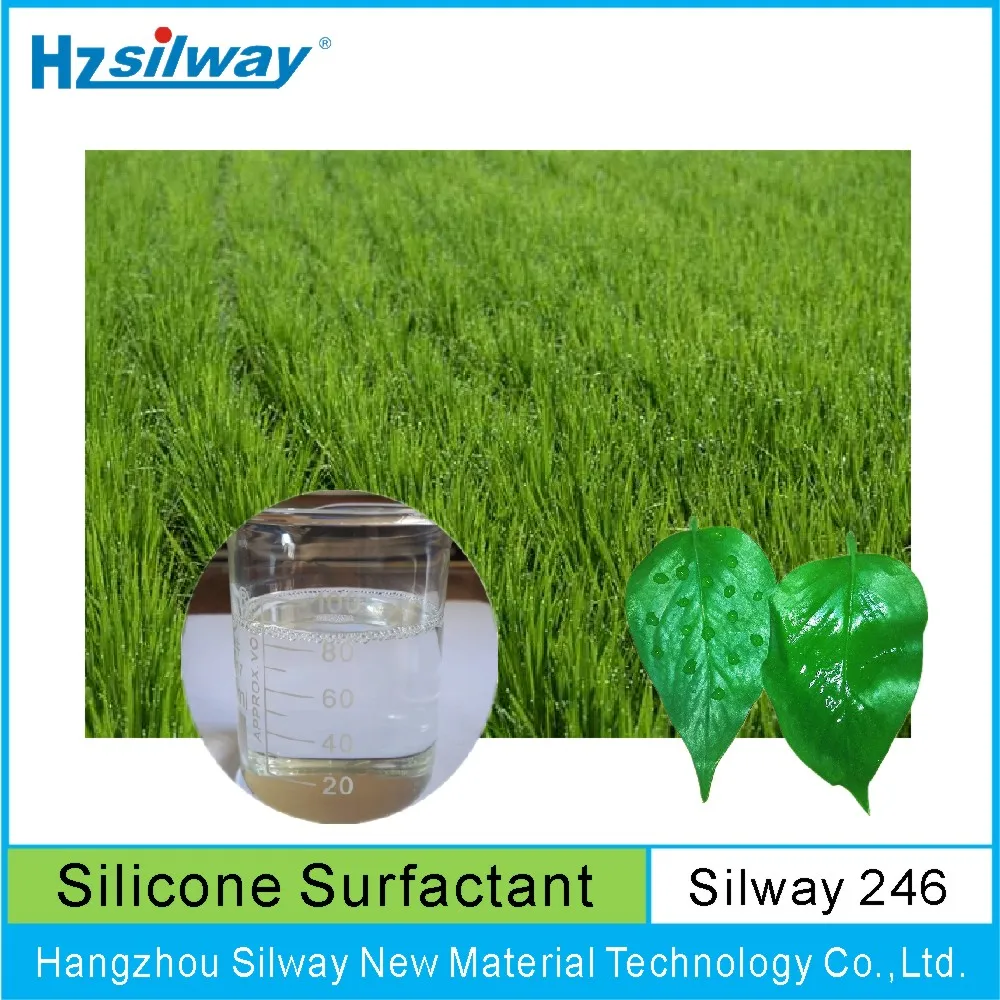 Высокого класса пункт Silway 246 поверхностно-активных агрохимических Силиконовые пав для инсектицидов с Cas no.134180-76-0