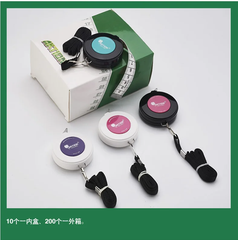 One  Dollar Custom Promotion Gift Never Deformation PP+NANO Portable Measure Tape