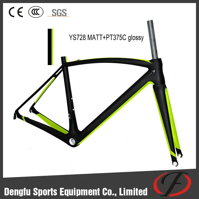 Легкая рама DengFu FM208 сверхлегкая для дорожного велосипеда (совместима с DI2) китайская из углеродного волокна