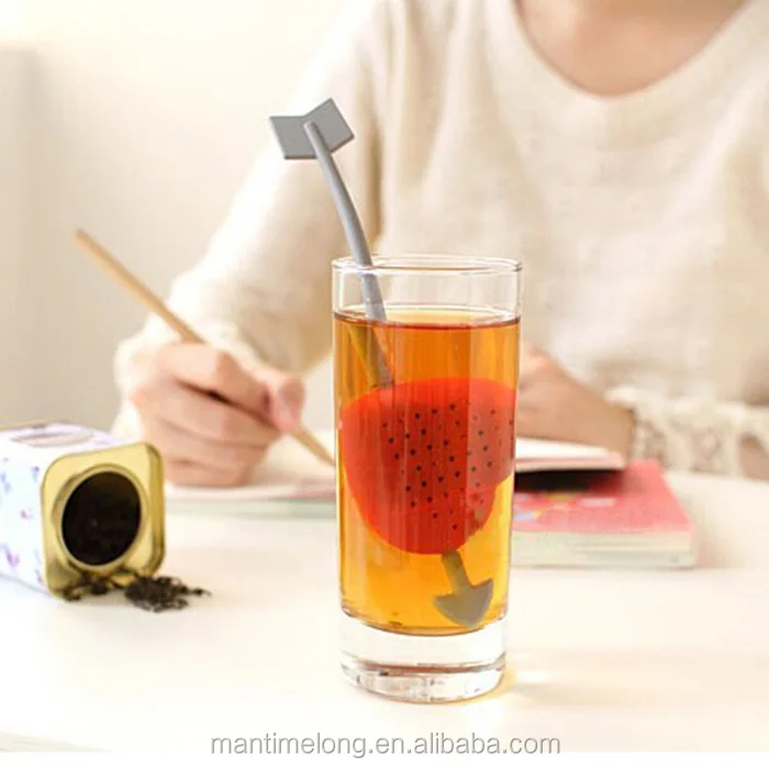 Cute New Love Heart Arrow Herb Sweet Valentine tea infuser tea strainer tea filter