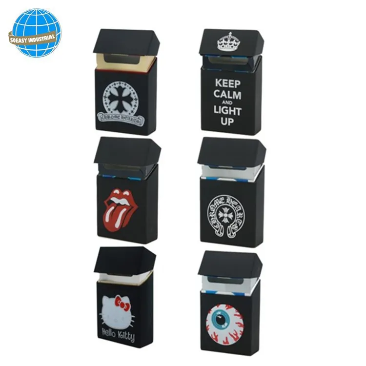 High Quality silicone cigarette case silicone cigarette pack cover