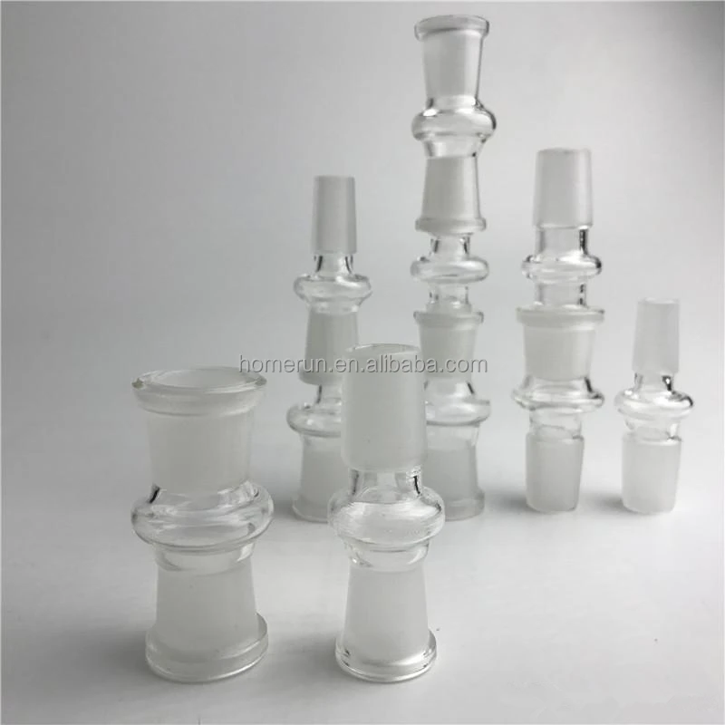 Glass Adapter 14mm 18mm Male Female Nectar with Grinding Mouth Glass Adapters smoking accessories