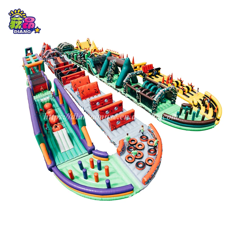 Factory direct sales Lowest Price inflatable mini golf course for sale customized obstacle Customized