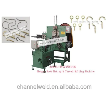 
 Автоматическая машина для изготовления крючков и вешалки  