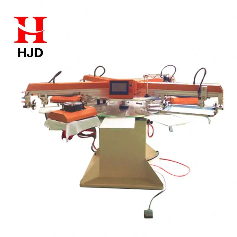 Auto 2 two colors Silk screen printing  machine price