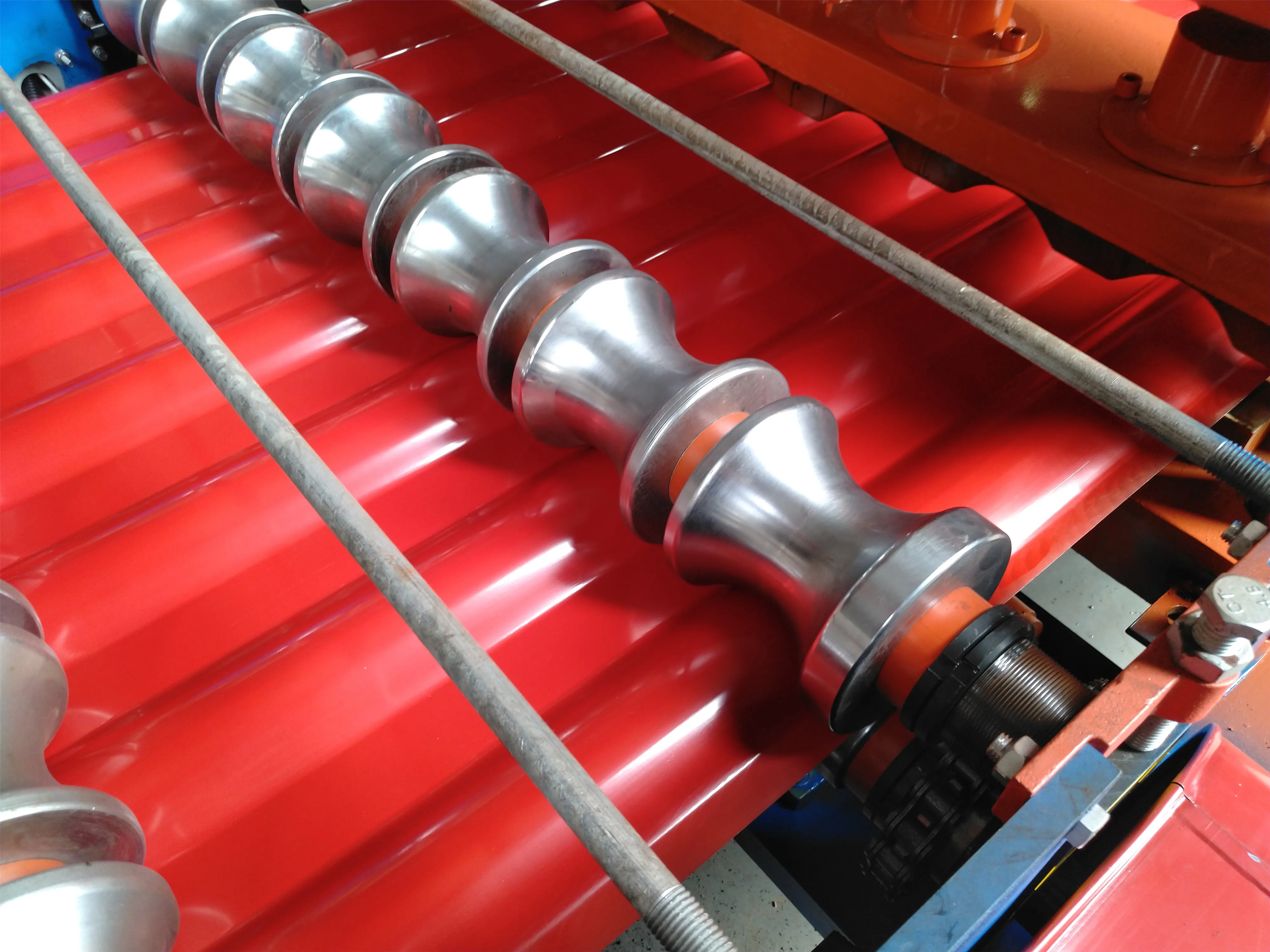 zinc roofing glazing tiles press equipment