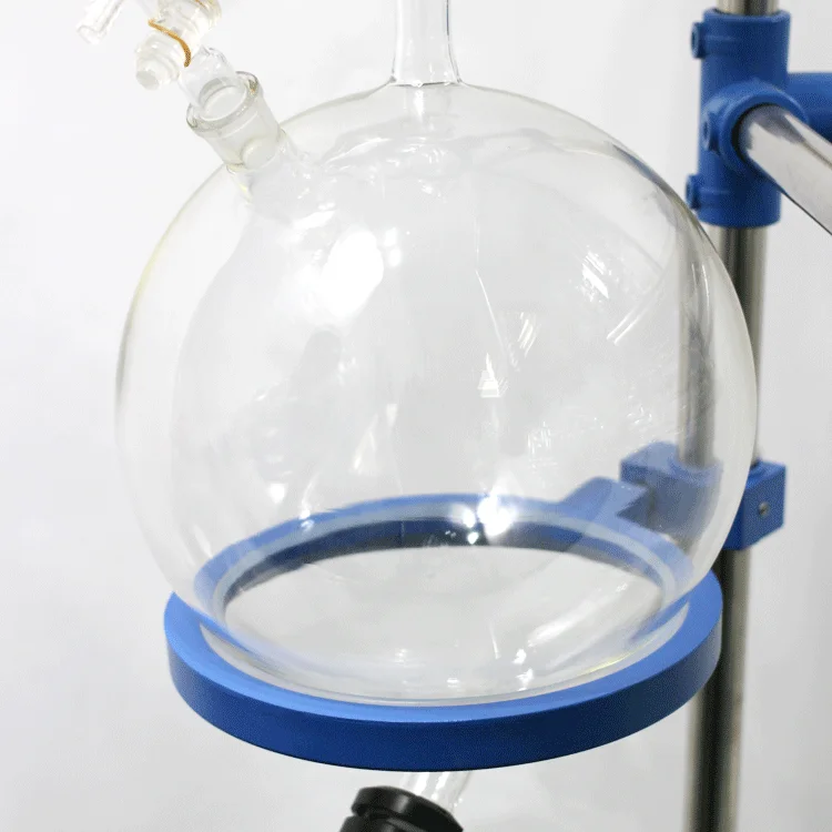 20l pilot borosilicate 3.3 chemical glass reactor